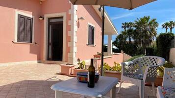 Fassade der Unterkunft