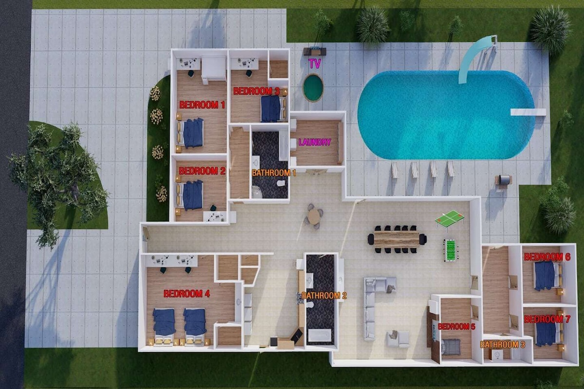 Photo 38 of Texas Big + Pool + Hottub + Bar + 8 bedroom+ Ping Pong + Mother-in-Law Suite