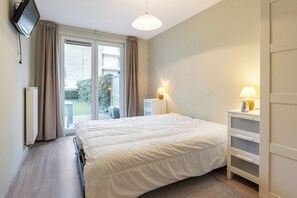 2 slaapkamers, een strijkplank/strijkijzer, wifi