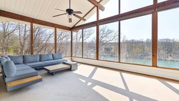 TV, fireplace, foosball, offices