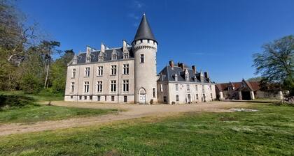 castle 14 people with 6 bedroom near Bourges