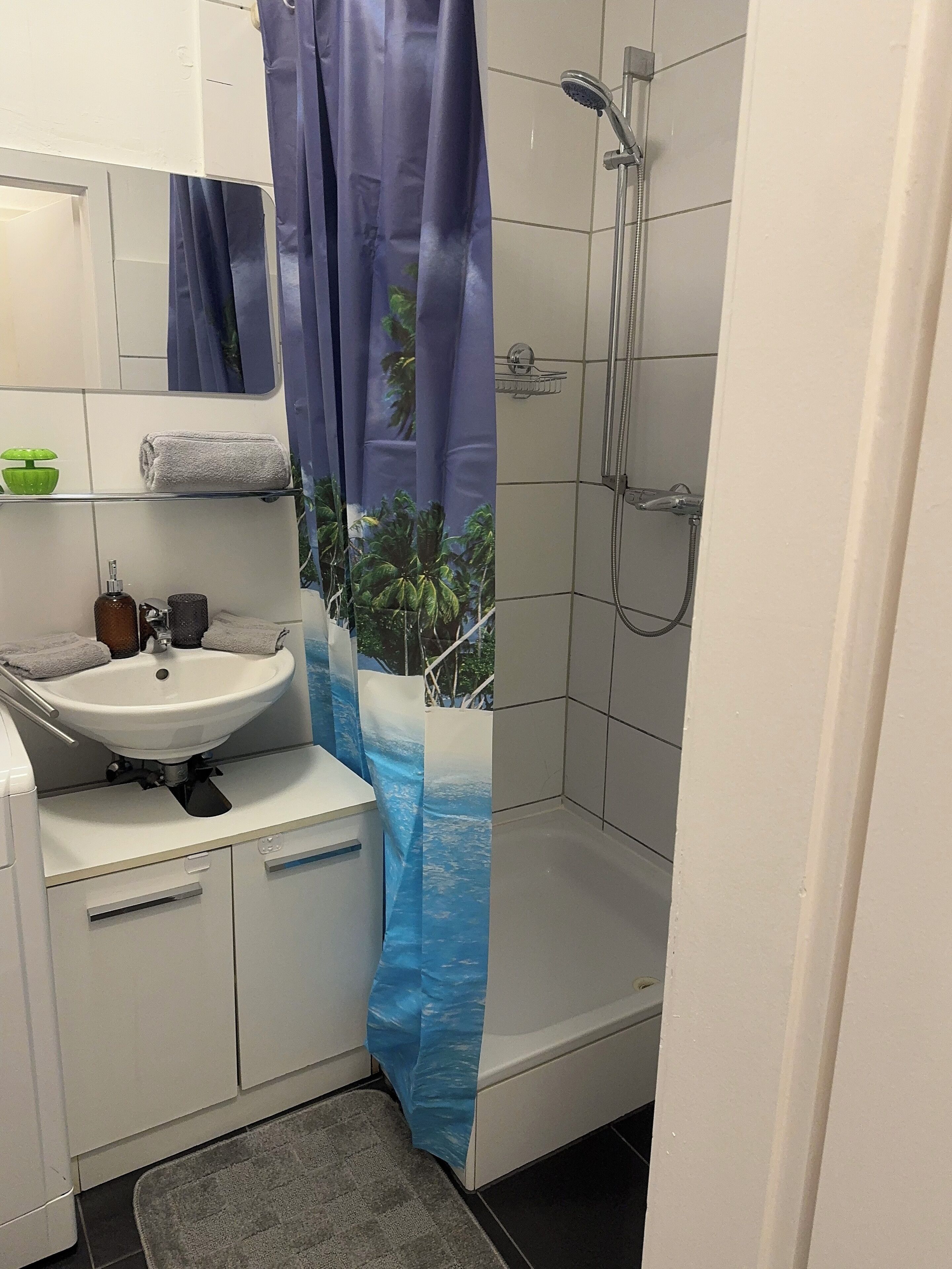 Towels, soap, toilet paper
