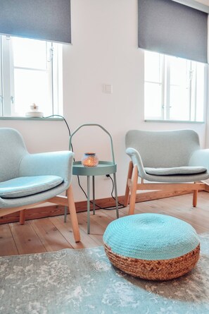 House, 3 Bedrooms, Balcony, Ocean View | Living room - Viltpark Rollerbü Hjortaröd (Tyringe)