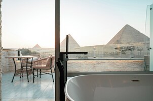 Luxury Double Room | In-room safe, desk, blackout drapes, iron/ironing board