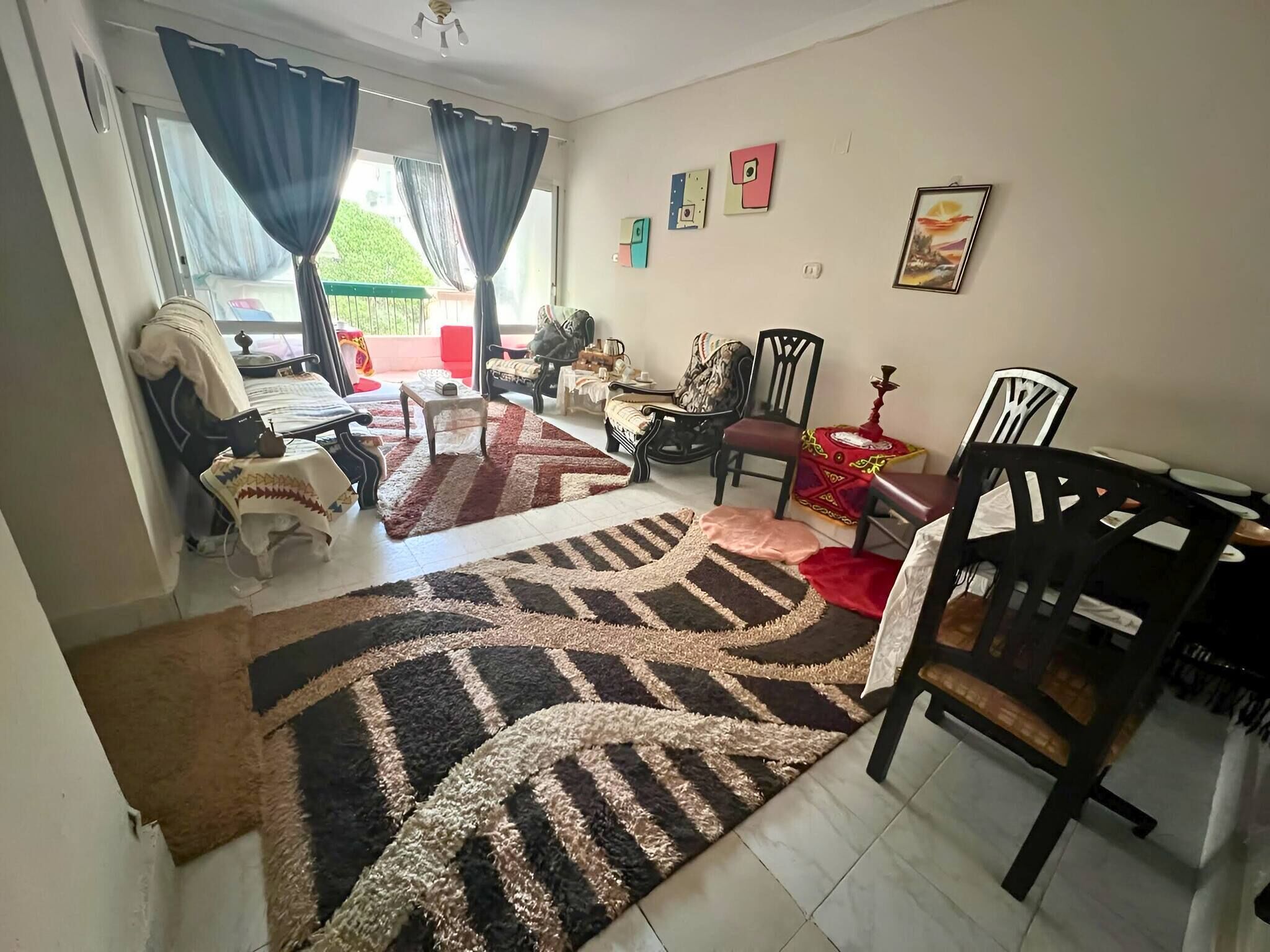 Shared Dormitory, 1 Bedroom, Smoking, Balcony | Living room