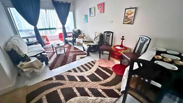 Shared Dormitory, 1 Bedroom, Smoking, Balcony | Living room