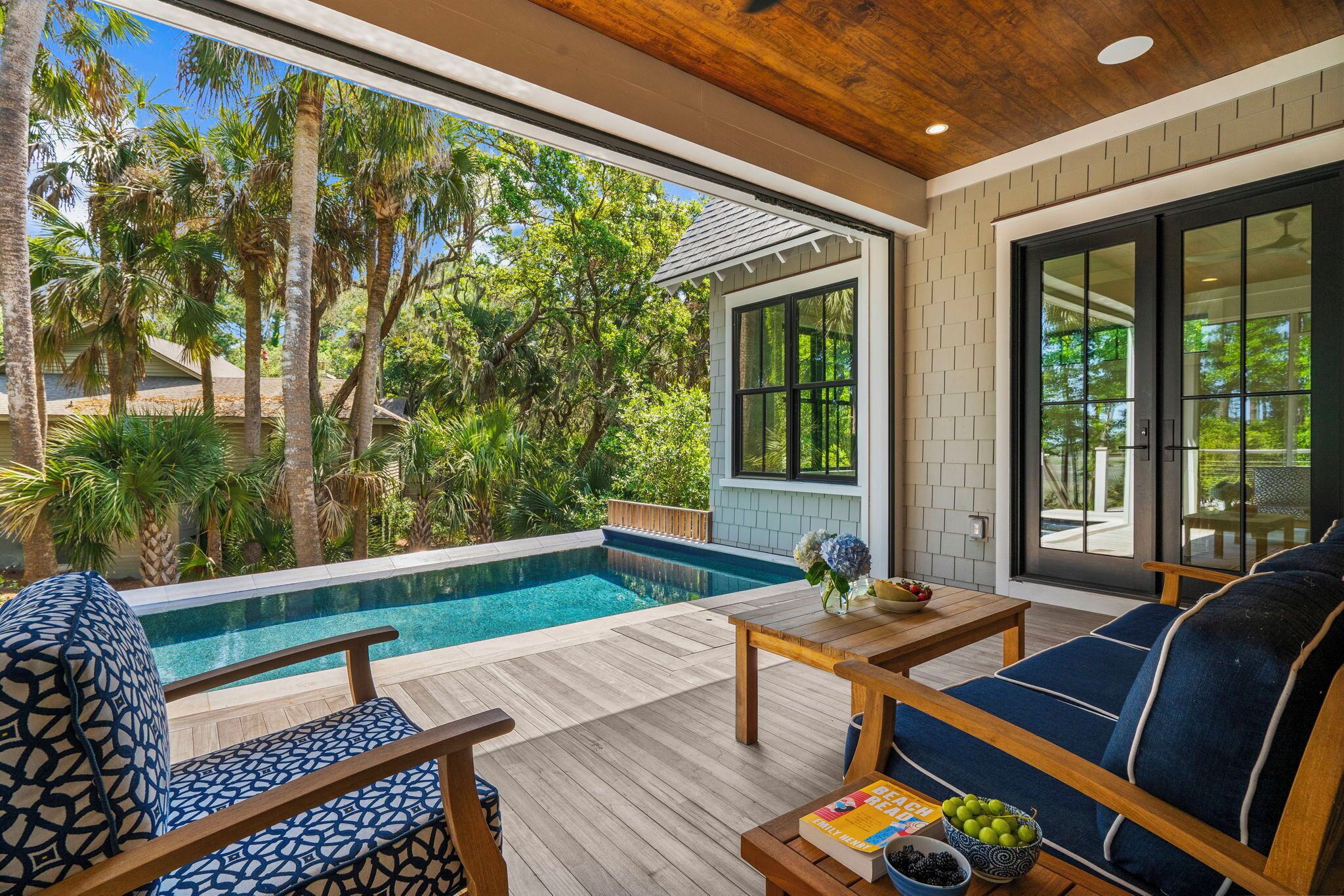 Una piscina riscaldata