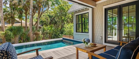 Una piscina climatizada