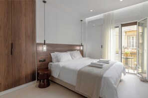Departamento de lujo, 2 habitaciones, para no fumadores, vista a la ciudad | 2 habitaciones, insonorización y wifi gratis 
