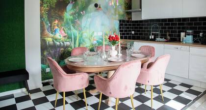 L'enchantée, 6 pers, 15 min Disneyland Paris, BBQ Jardin