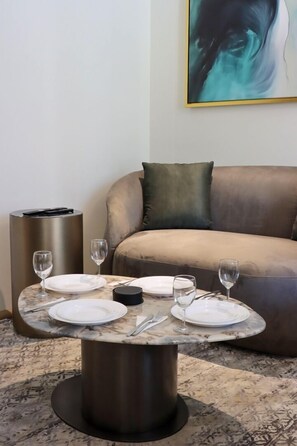 Interior - Livbnb - Serene Studio with Private Terrace in JVC (Dubai)