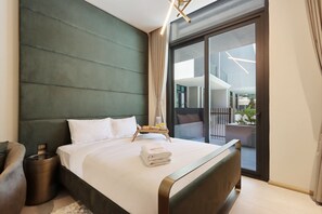 1 bedroom, iron/ironing board, free WiFi, bed sheets - Livbnb - Serene Studio with Private Terrace in JVC (Dubai)