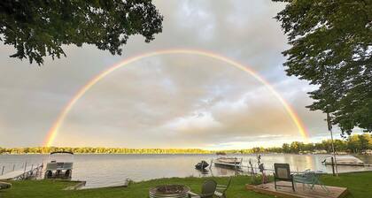 Deck & Scenic Views: Lakefront Cottage in Hale!