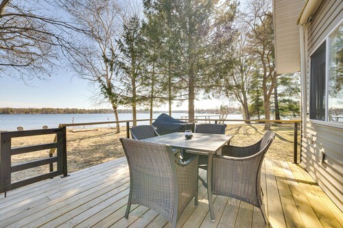 Deck & Scenic Views: Lakefront Cottage in Hale!