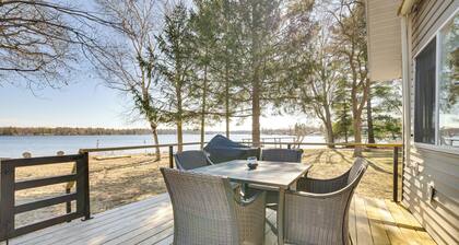Deck & Scenic Views: Lakefront Cottage in Hale!