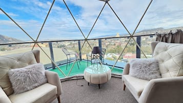 Tent, Balcony, City View | City view