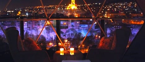 Tent, Balcony, City View | City view