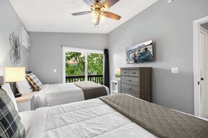 4 bedrooms, iron/ironing board, travel crib, WiFi