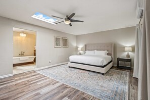 5 bedrooms, iron/ironing board, travel crib, WiFi