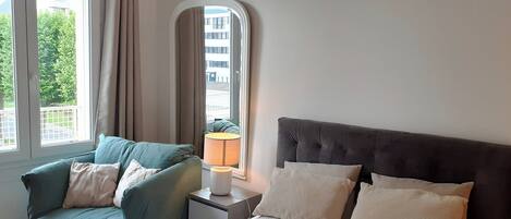 1 soverom, strykejern/-brett, wi-fi og sengetøy