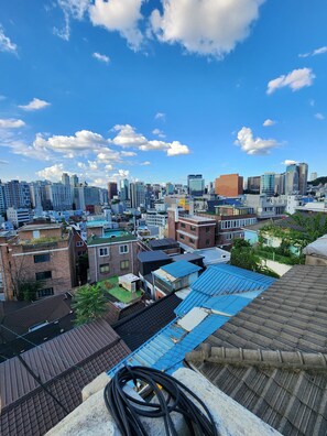 Vue depuis l’hébergement 