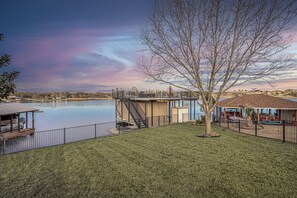 Property grounds - Waterfront Getaway • Hot Tub, Dock & Views (Granite Shoals)