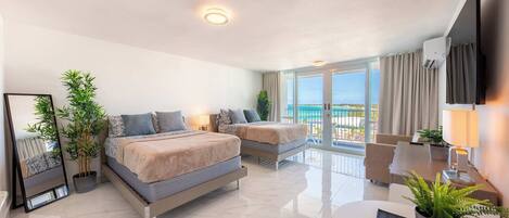 1 dormitorio, escritorio, tabla de planchar con plancha y wifi