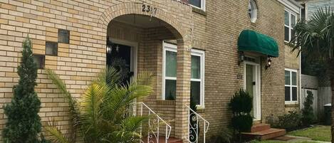 Voorkant van accommodatie