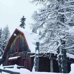 Exterior - Quaint country cottage & private hot tub (Lac-Supérieur)