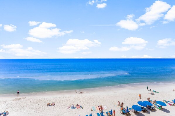 On the beach