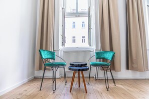 Basic Room | View from room - 8 Studios with Terrace in Margareten (Vienna)