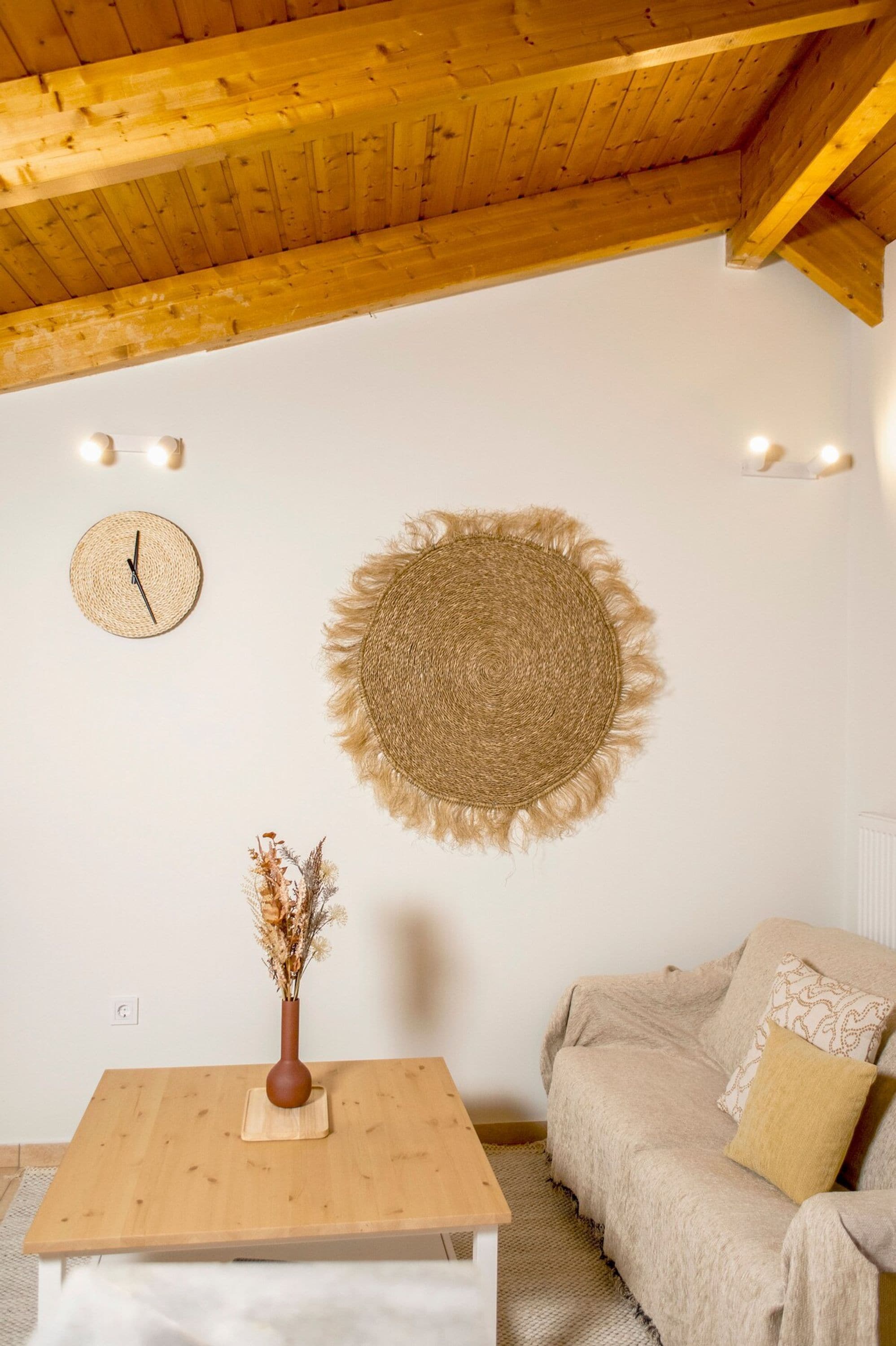 Télévision, cheminée, espaces bureaux