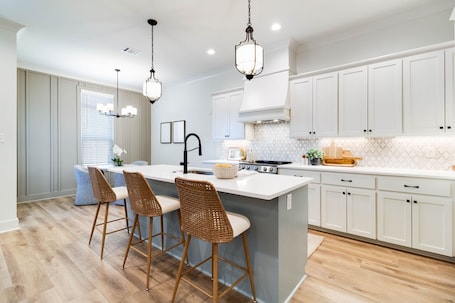 Dining tables. Modern 3BR w/ Fenced Yard ~ Near Sports Complexes