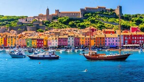 Marina - Tranquil apartment in an ancient Mas between the Pyrenees and the Mediterranean (Reynes)