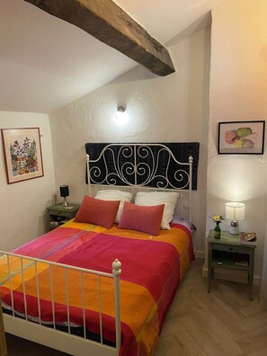 2 bedrooms, iron/ironing board, travel crib, WiFi