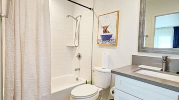 Free toiletries, hair dryer, towels, soap