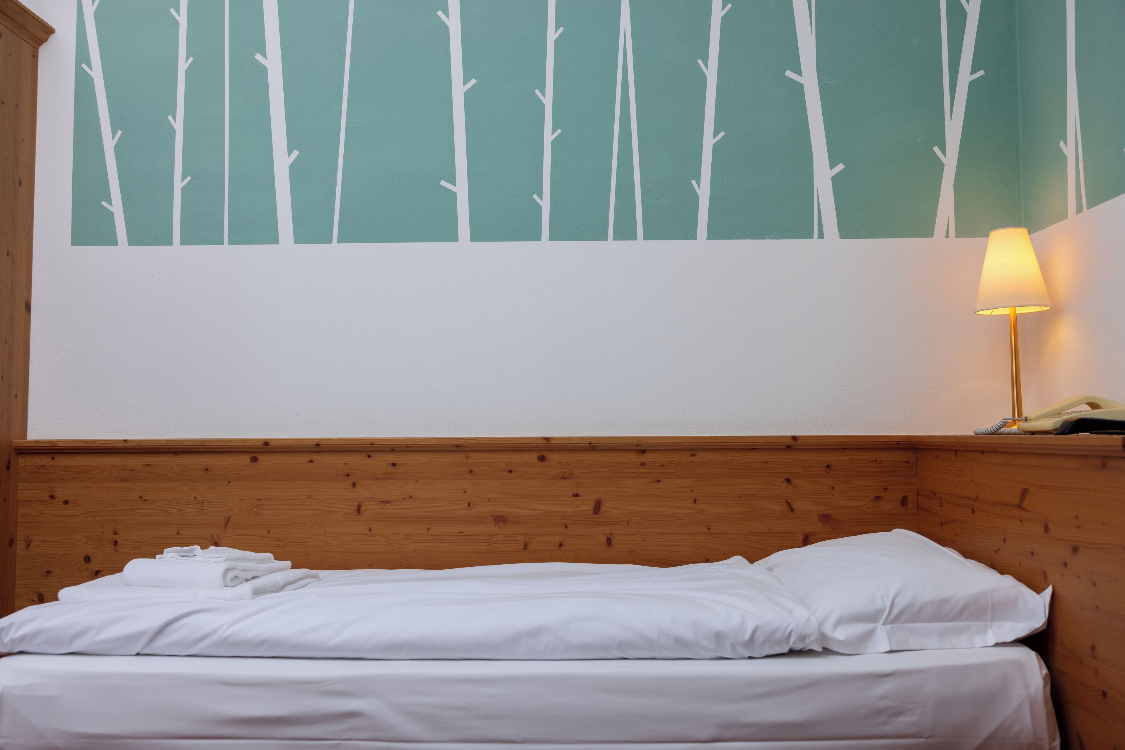 Enkeltrom – standard, fjellutsikt | Safe på rommet, skrivebord, wi-fi (inkludert) og sengetøy