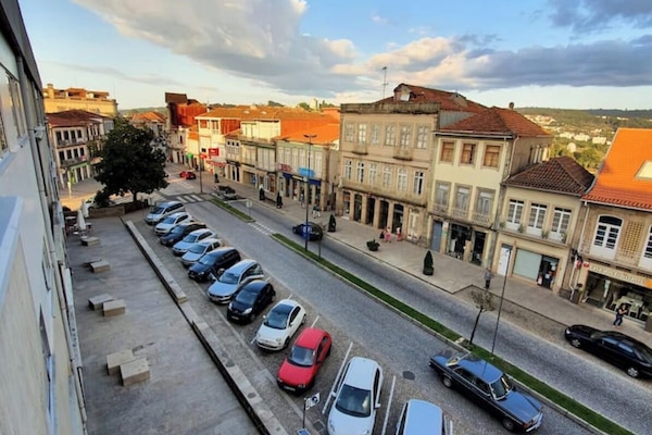 Blick von der Unterkunft