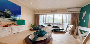 Dining - 3-bedroom condo in charming Simpson Bay Yacht Club with WiFi, A/C, backup power (Cole Bay)