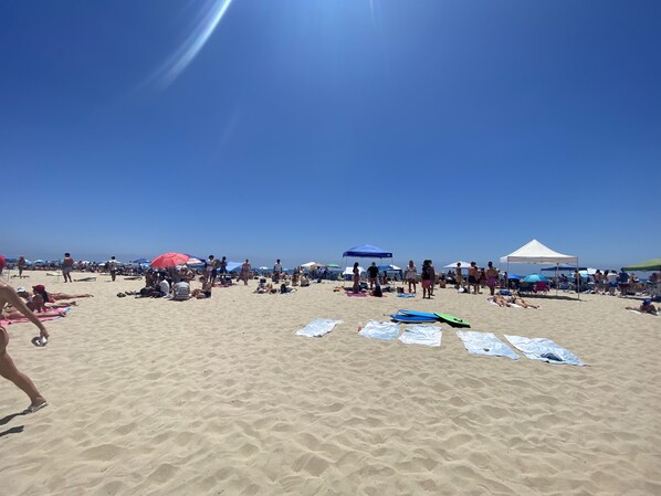 Tæt på stranden