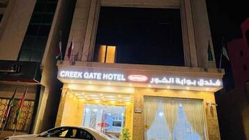 Front of property - evening/night