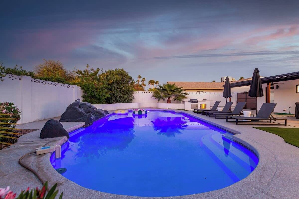 Piscine chauffée