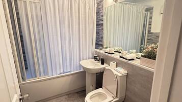 Towels, soap, toilet paper