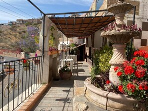 Junior Room, City View | Terrace/patio - Casa 12 Reales (Guanajuato)