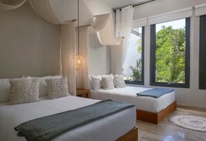 6 dormitorios, caja fuerte, wifi y ropa de cama