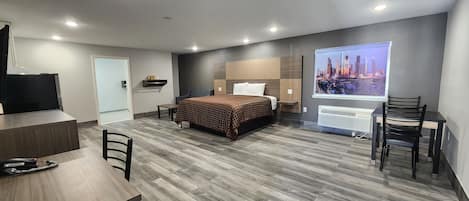 Chambre Deluxe, 1 trĂšs grand lit, non-fumeur, coin cuisine