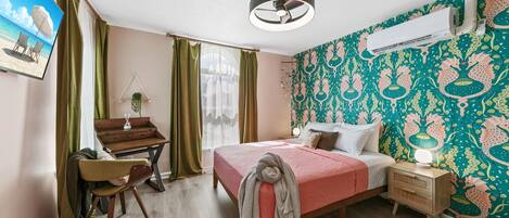 1 chambre, bureau, Wi-Fi gratuit, draps fournis