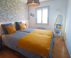 2 bedrooms, free WiFi