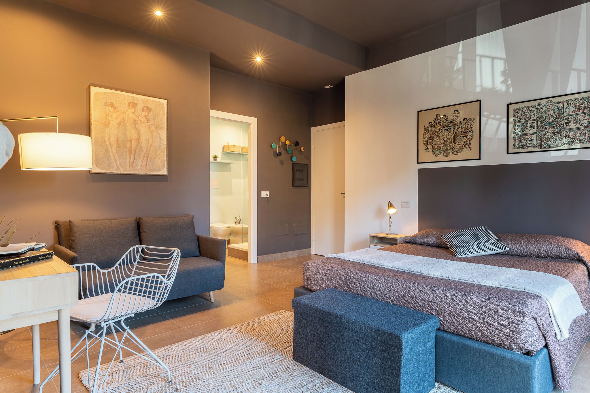 Deluxe-Doppelzimmer | Schreibtisch, laptopgeeigneter Arbeitsplatz, kostenloses WLAN