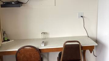 Laptop workspace, free WiFi